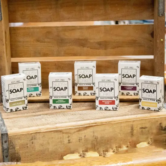 Sudsy Soapcakes Natural Soap Bars - Variety Pack of 7 Scented 4-ounce bars, Boxed {4}