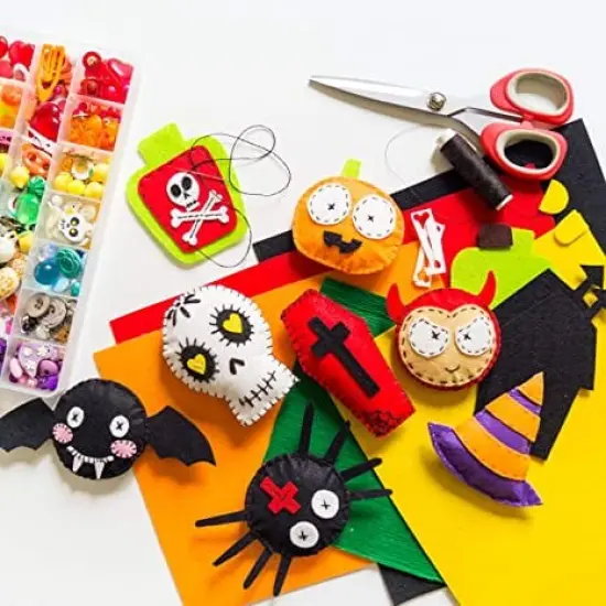 FabricLA Acrylic Felt Sheets for Crafts - Precut 9" X 12" Inches (20 cm X 30 cm) Felt Squares - Use Felt Fabric Craft Sheets for DIY, Costume, and Decoration | Yellow - 5 Pieces {6}