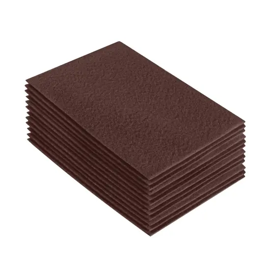 FabricLA Acrylic Felt Sheets for Crafts - Precut 9" X 12" Inches (20 cm X 30 cm) Felt Squares - Use Felt Fabric Craft Sheets for DIY, Costume, and Decoration | Light Brown - 12 Pieces {1}