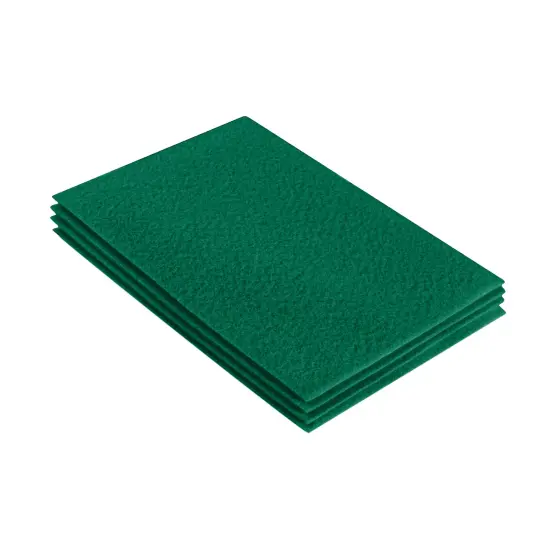 FabricLA Acrylic Felt Sheets for Crafts - Precut 9" X 12" Inches (20 cm X 30 cm) Felt Squares - Use Felt Fabric Craft Sheets for DIY, Costume, and Decoration | Kelly Green - 4 Pieces {1}