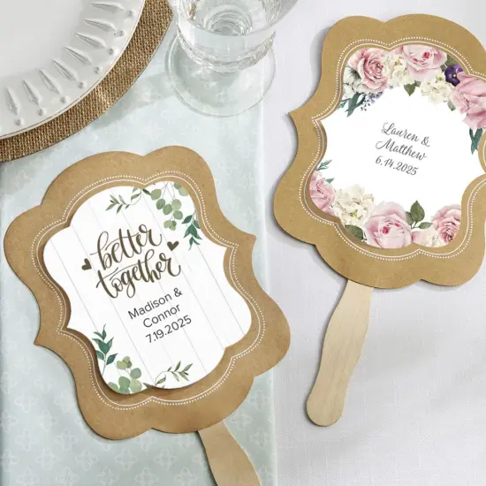 Kraft Hand Fan (Set of 20) {4}