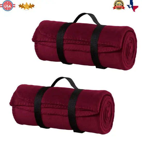 Port Authority&reg; Value Fleece Blanket with Strap {6}