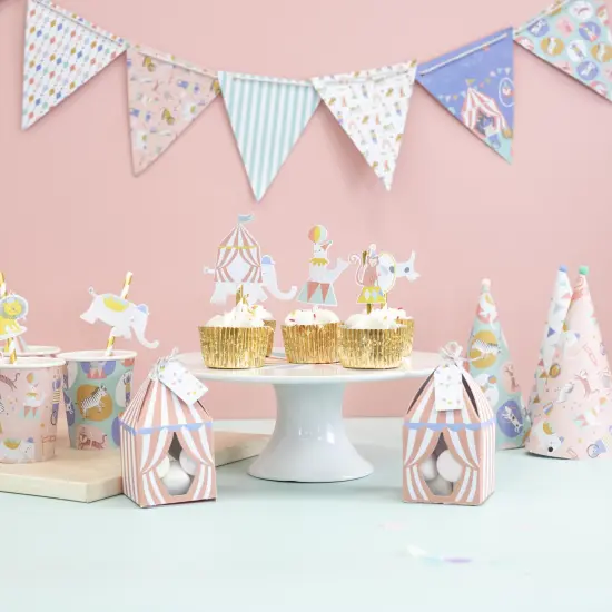 Violet Studio Treat Boxes 10/Pkg-Little Circus {3}