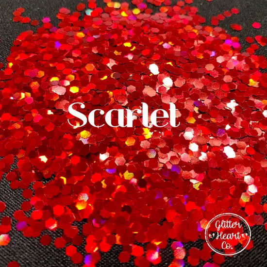 Polyester Glitter - Scarlet by Glitter Heart Co.&trade; {3}