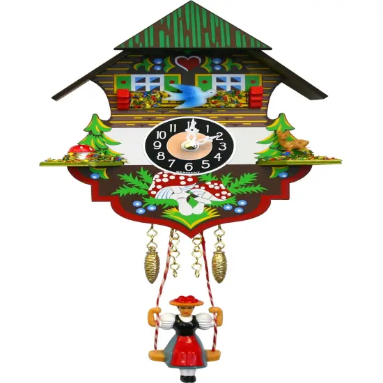 Clck-Mini Chalet/Mushrm Ea {1}