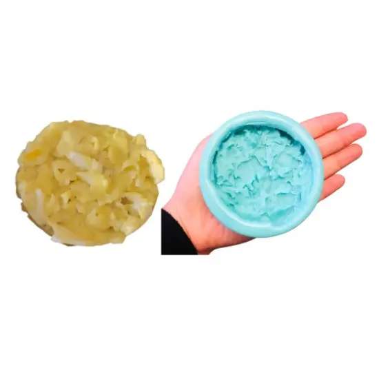 1pc Scrambled Eggs Silicone Mold Food Shape Mold for Soap | Wax | Resin Castings.| Not Food Grade {1}