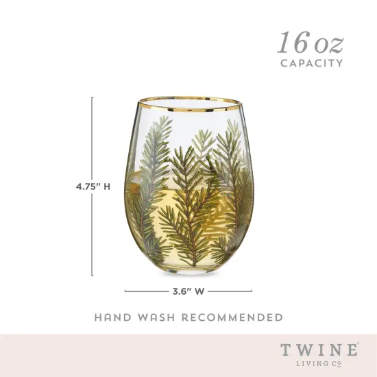 Woodland Stemless Wine Glass Set  {5}