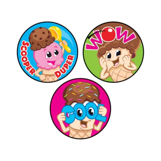 Scoop Squad/Chocolate Stinky Stickers&reg;, 48 Per Pack, 6 Packs {4}