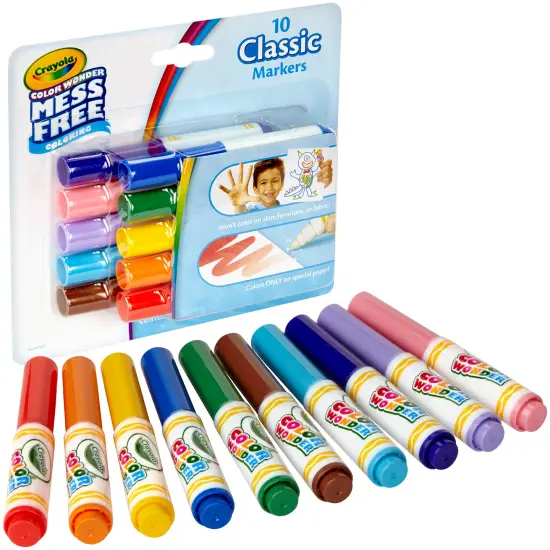 Crayola Color Wonder Mini Markers 10/Pkg-Classic {2}