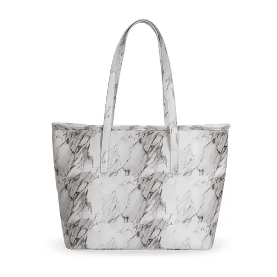 Wild Eye 17" Iceware White Marble Insulated Lunch Tote Bag {4}