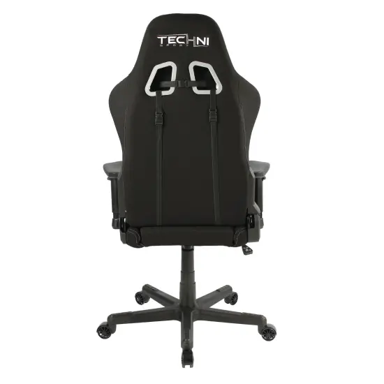 Techni Office Solutions 50.5" Vibrant Black Unique Techni Sports TS-F44 Comfortable Gaming Chair {5}