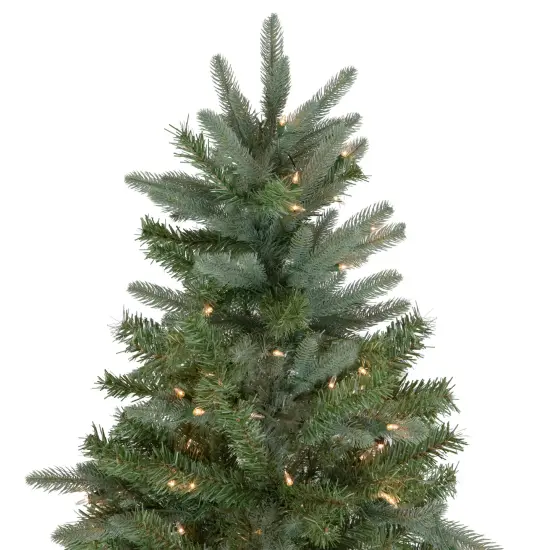 Northlight Real Touch&trade; Pre-Lit Medium Granville Fraser Fir Artificial Christmas Tree - 9' - Clear Lights Green {5}