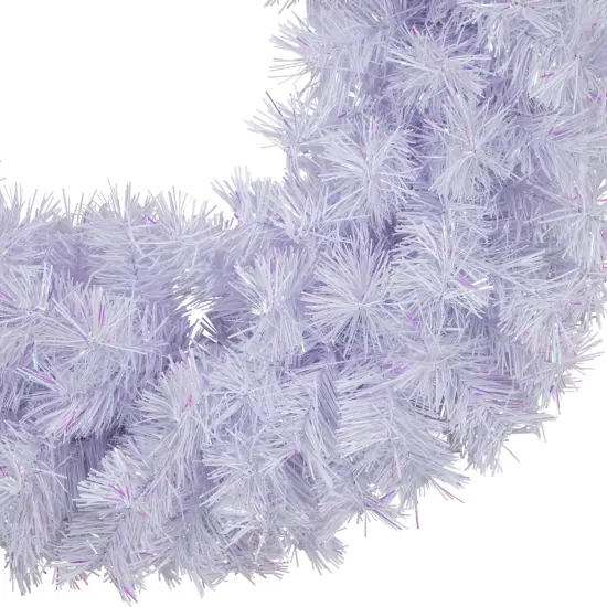 Northlight Icy White Iridescent Spruce Artificial Christmas Wreath - 36" - Unlit {4}