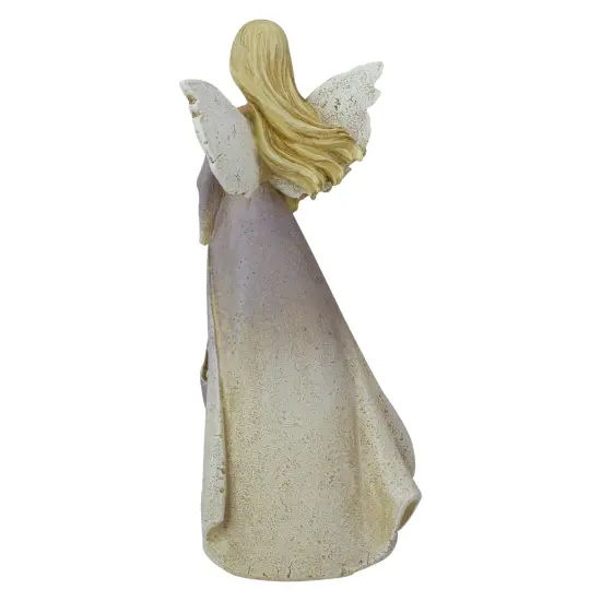 Roman Heavenly Blessings Collection "Bless This Home" Angel Figurine - 8.5" Purple {6}
