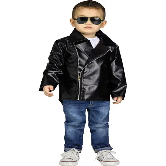 50s Rock N Roll Biker Toddler's Costume {1}