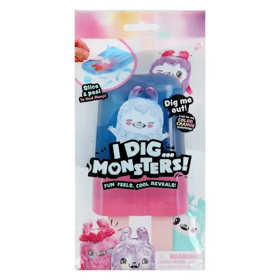 Pikmi Pops I Dig...Monsters Popsicle Pack - 1pc Collectable ASMR Toy | Fun & Cute Stress {1}