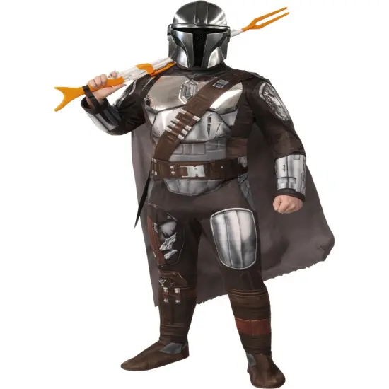 Star Wars The Mandalorian Bounty Hunter Mando Men's Costume {1}