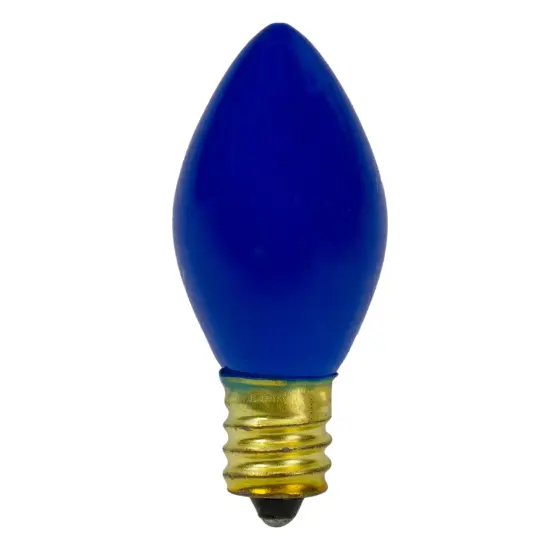 Northlight C7 Opaque Christmas Replacement Bulbs - Blue - 4ct {4}
