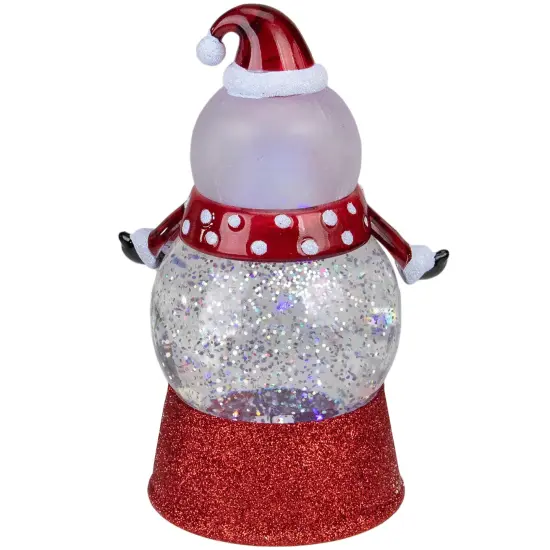 Northlight LED Lighted Santa Claus Christmas Snow Globe - 5.75" Red {6}