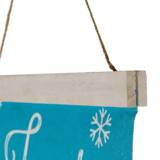 Northlight 43" Let it Snow Christmas Wall Sign Blue {5}