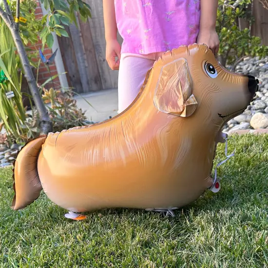 Wrapables Walking Animal Pet Balloon (Set of 3) Golden Retriever {5}