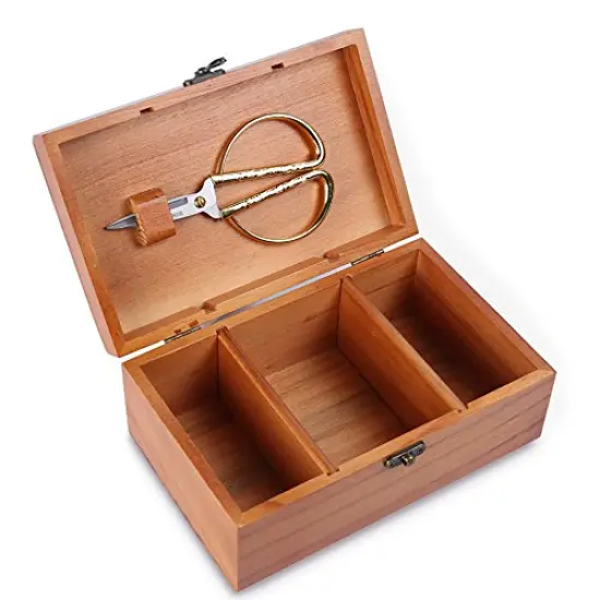 Wooden Sewing Basket with Sewing Kit Accessories,Sewing Box {2}