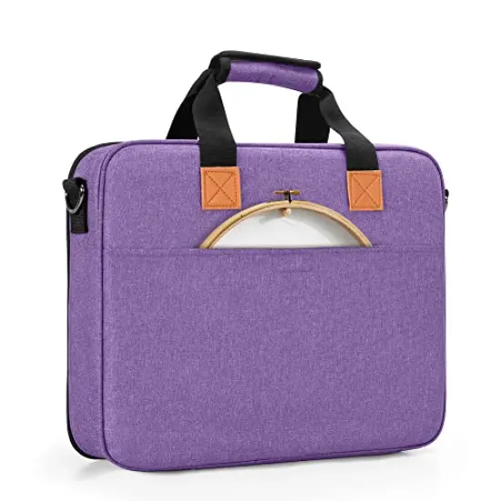 Embroidery Project Bag, Embroidery Kits Storage Bag (Bag Only), Purple {6}