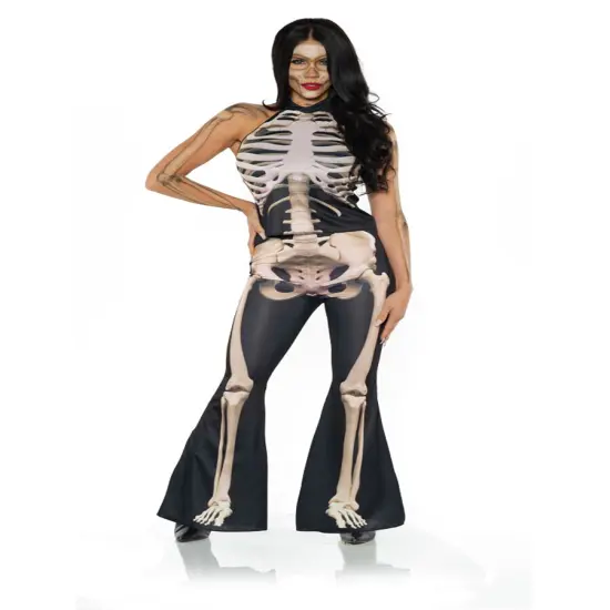 Women's Bad To The Bones Skeleton Costume {1}