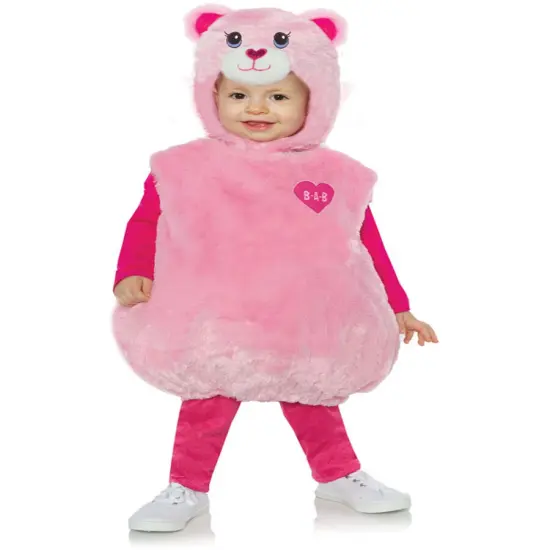 Belly Babies Plush Build-A-Bear Pink Cuddles Teddy Toddler Costume {1}
