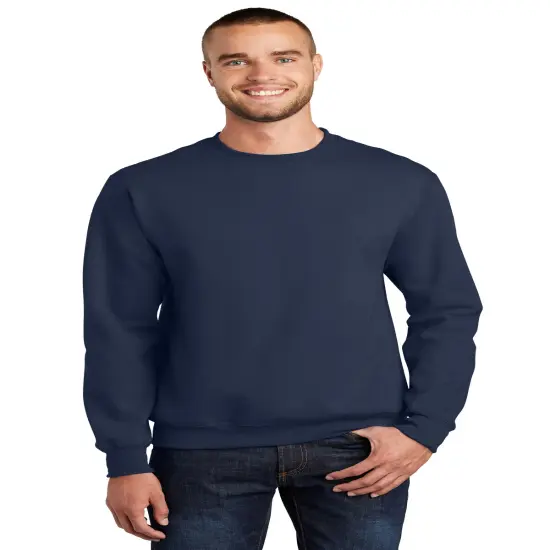 Crewneck Sweatshirts Long Sleeve For Adult | RADYAN&reg; Navy {1}