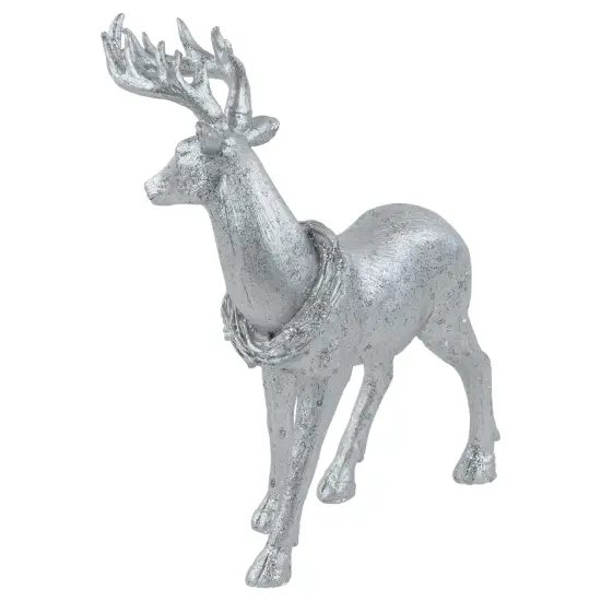 Northlight Elegant Christmas Reindeer Figure - 11.5" - Silver {5}