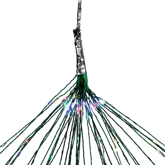 Northlight LED Lighted Firework Branch Christmas Decoration Micro Fairy Multi-Color Lights - 20" Green {6}