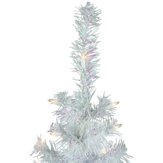 Northlight Pre-Lit Medium Rockport White Pine Artificial Christmas Tree - 3' - Clear Lights {5}