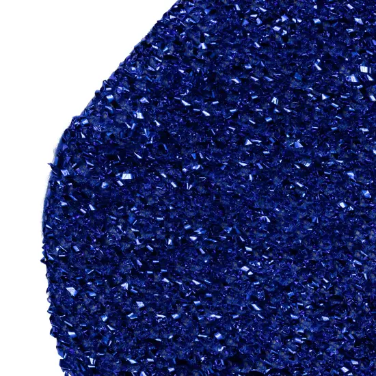 Northlight 17" Blue and Silver Embroidered "Diva" Christmas Stocking with Cuff {5}