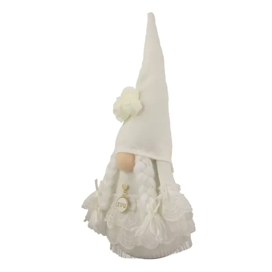 Northlight 12.75" White Wedding Day Bride Gnome {5}