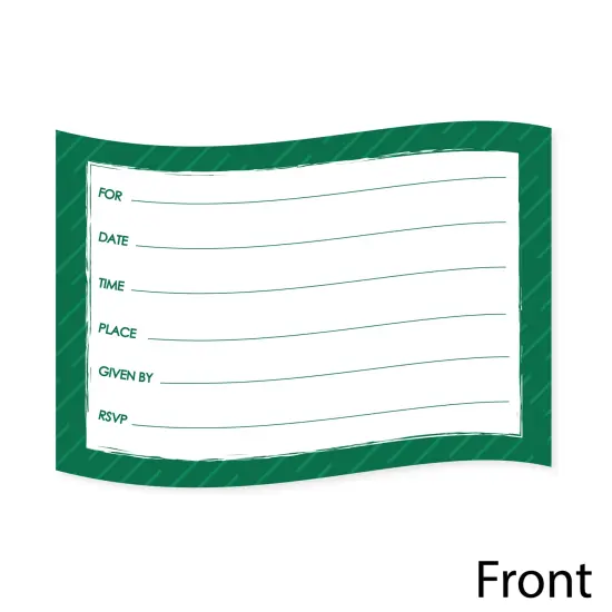 Big Dot of Happiness Viva Mexico - Shaped Fill-In Invitations - Mexican Independence Day Party Invitation Cards with Envelopes - Set of 12 {4}