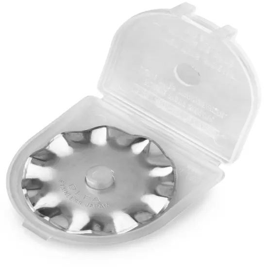 OLFA Decorative Edge Rotary Blade 45mm-Wave {4}
