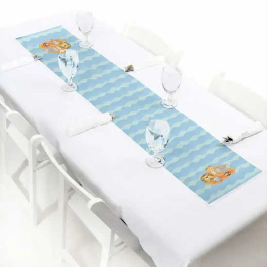 Big Dot of Happiness Noah's Ark - Petite Baby Shower Paper Table Runner - 12 x 60 inches {1}