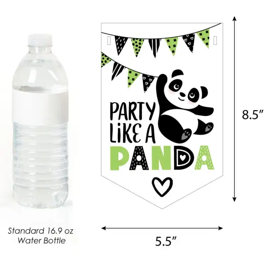 Big Dot of Happiness Party Like a Panda Bear - Baby Shower Bunting Banner - Party Decorations - Welcome Baby {3}