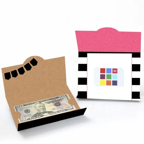 Big Dot of Happiness Assorted Thank You Note Cards - Blank Thank You Money and Gift Card Holders - Set of 8 {6}