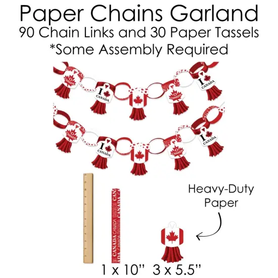 Big Dot of Happiness Canada Day - Banner and Photo Booth Decorations - Canada Party Supplies Kit - Doterrific Bundle {7}
