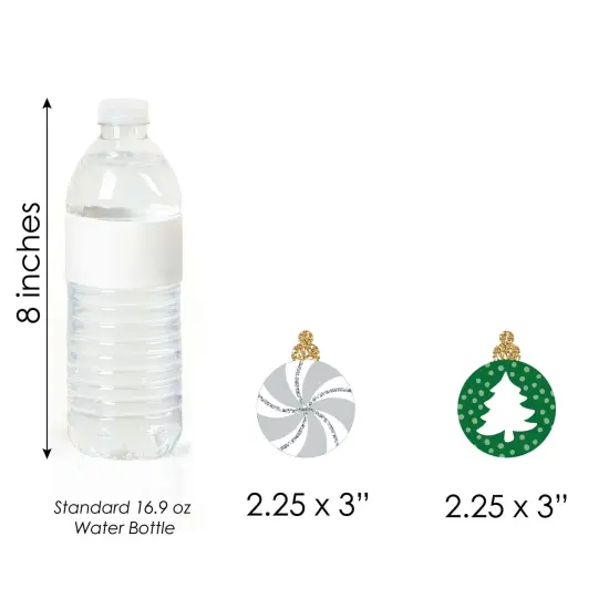 Big Dot of Happiness Ornaments - DIY Shaped Holiday and Christmas Party Cut-Outs - 24 Count {7}