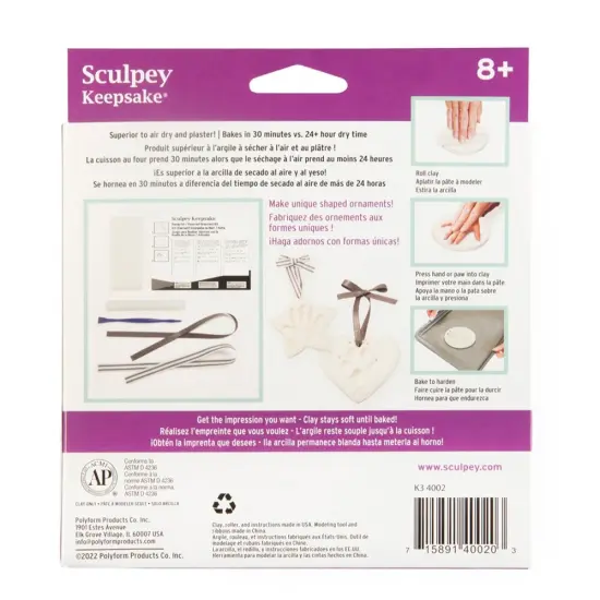 Sculpey Keepsake Kit-Baby Impression {3}