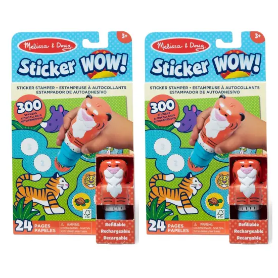 Sticker WOW! Sticker Stamper & Activity Pad - Tiger, 2 Sets {1}