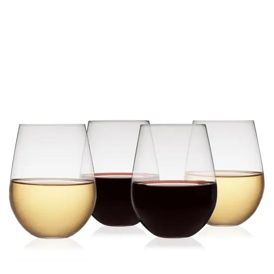 Vino Stemless Red Wine Glassset of 4 {6}