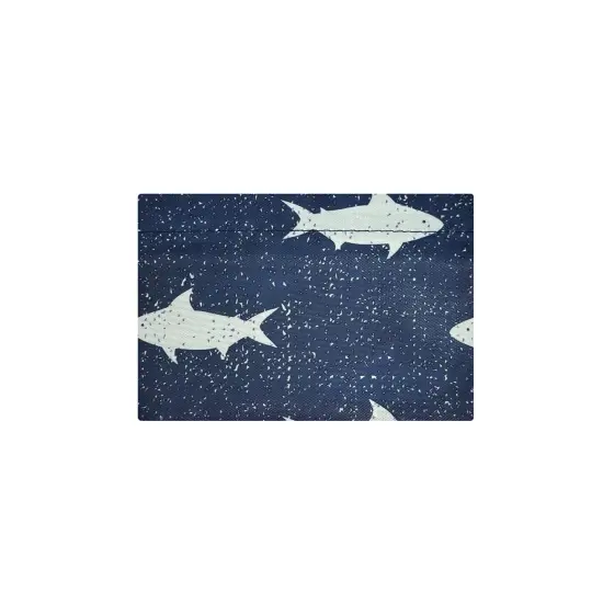 Wrapables Large Foldable Tote Nylon Reusable Grocery Bags, Ocean Fish {4}