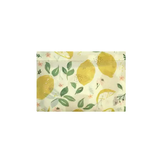 Wrapables Large Foldable Tote Nylon Reusable Grocery Bags, Lemons {4}