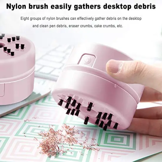 Diamond Painting Tools - Hand-Held Vacuum Cleaner and Accessories for Diamond Painting Enthusiasts (Pink) {2}