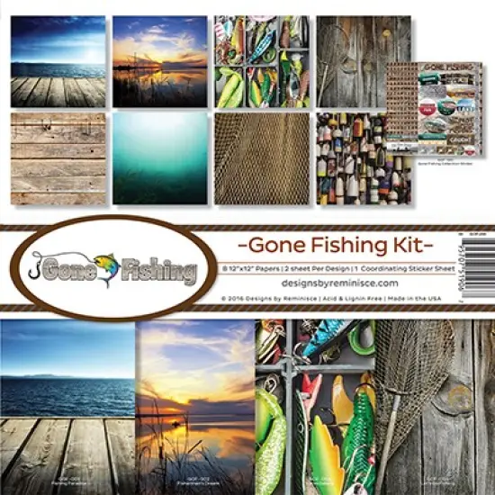 Reminisce Gone Fishing Collection Kit {1}