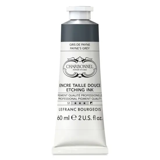 Charbonnel Etching Ink - Payne's Gray, 60 ml {1}